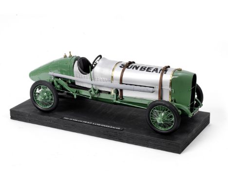 A 1:8 scale scratch-built model of the Kenelm Lee Guinness 1922 Sunbeam 350Hp Land Speed Racer,built by B.G.Swann and signed 