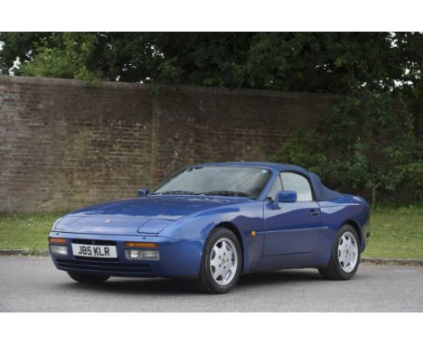 1992 Porsche 944 Turbo CabrioletRegistration no. J85 KLRChassis no. WP0ZZZ95ZMN130523*One of an estimate 100 UK-supplied cars