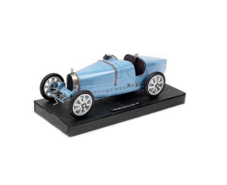 A fine 1:8 scale model of the 1924 Grand Prix de Lyon Bugatti Type 35 by Jean-Paul Fontanelle of Art Collection Auto of Franc