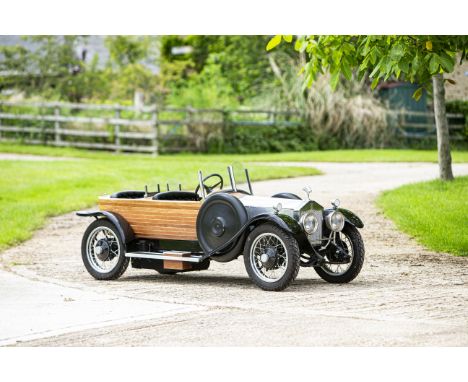 A '1922 Rolls-Royce Silver Ghost' child's car with the 'skiff type' body,bespoke 'vintage' child's car, scratch built model w