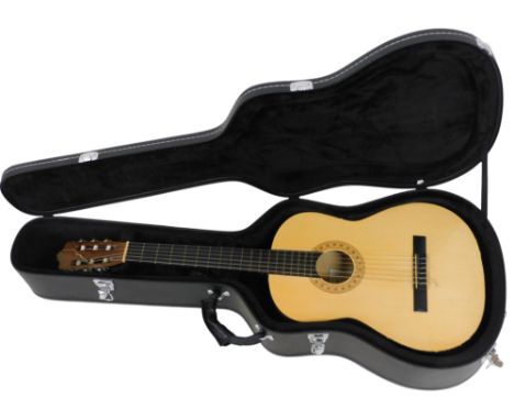 A Hohner Classic acoustic guitar, model MC-05, cased.