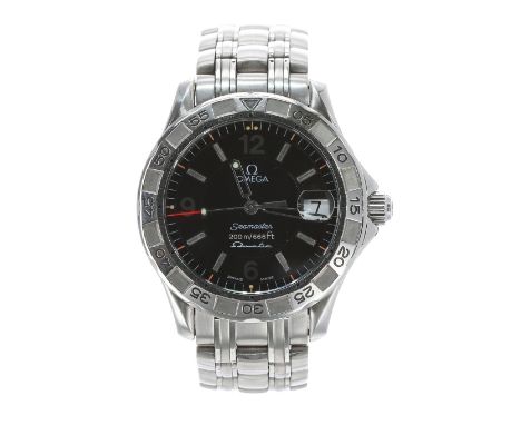 Omega Seamaster Automatic Quartz stainless steel bracelet watch, ref. 196 1526, circa 1995, serial no. 55744775, cal. 1400 mo