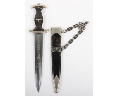 Third Reich SS Officers Chained Dress Dagger, good untouched example of an officers dress dagger for the Schutzstaffel (SS), 