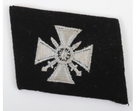 WW2 Waffen-SS 29th Grenadier Division (Russian Volunteers) Collar Tab, good un-issued example of the Dachau made collar tab f