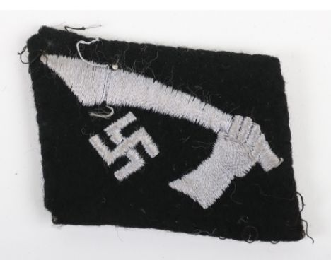 WW2 Waffen-SS 13th Handschar Division Collar Tab, good un-issued example of the Dachau made collar tab for the division. Buck