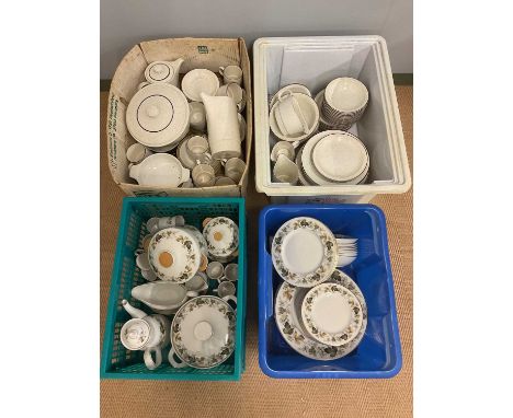A quantity of Poole Pottery and Royal Doulton 'Larchmont' dinner and tea wares.