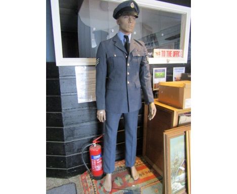 A mannequin in RAF uniform