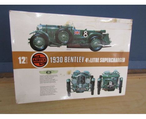 Airfix boxed 12th scale 1930 Bentley 4 1/2 litre supercharged model kit&nbsp;