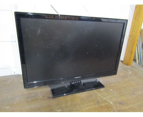 Hitachi 21" LCD TV/DVD player from a house clearance with no remote&nbsp;