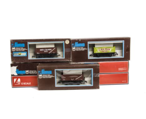 Lima O Gauge 2-rail Freight Stock, mostly private owner coal wagons, including Hall &amp; Dean, North Thames Gas and others, 