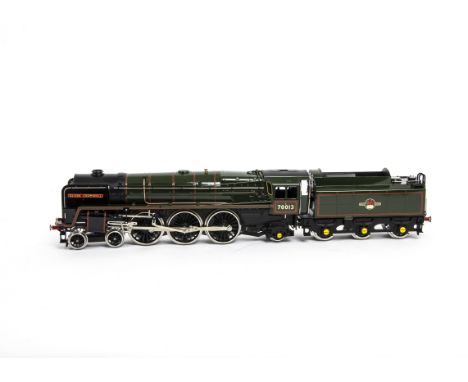 An ACE Trains O Gauge 2/3-rail Electric BR Britannia Class Locomotive and Tender,  ref E/27, in BR lined green with late tote