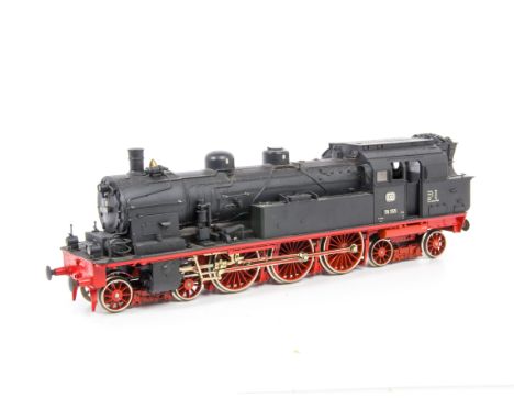 A Märklin G Scale German (DB) Class 78 Steam 4-6-4 Tank Locomotive, ref 5746, in DB black/red livery as no 78 355, G-VG, a li