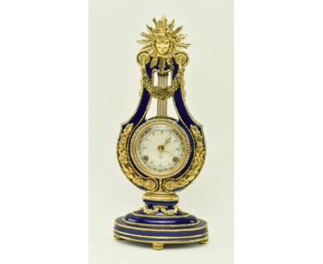 Victoria &amp; Albert Museum - Marie Antoinette Clock - A French Louis XVI inspired fine bone china porcelain 8-day movement 