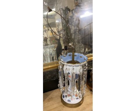 BOHEMIAN GLASS LUSTRE LAMP