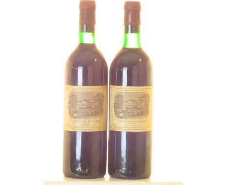 Chateau Lafite Rothschild 1978 Pauillac Bordeaux 2 bts From a Surrey collection, stored since purchase in the  UK in a purpos