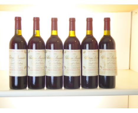 Chateau Branaire Ducru 1983 St Julien Bordeaux 6 bts From a Surrey collection, stored since purchase in the  UK in a purpose 