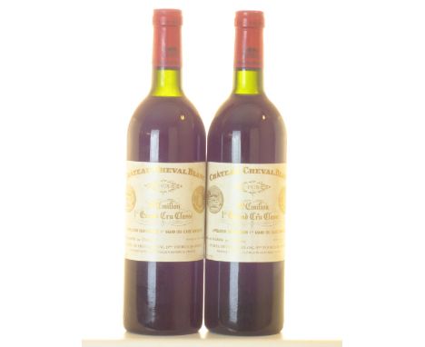 Chateau Cheval Blanc 1978 St Emilion GCC Bordeaux 2 bts From a Surrey collection, stored since purchase in the  UK in a purpo