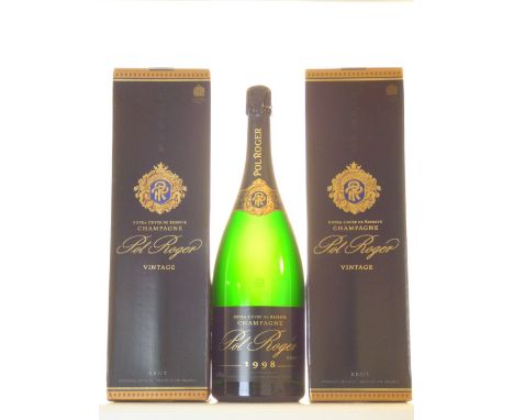 Champagne Pol Roger Brut Vintage 1998 3 mags