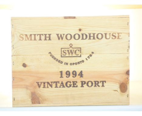 Smith Woodhouse Vintage Port 1994 12 bts OWC Recently removed from storage at The Wine Society, Stevenage