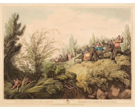 Williamson (Captain Thomas &amp; Howitt Samuel). Thirteen prints originally published in Oriental Field Sports, Being a Compl