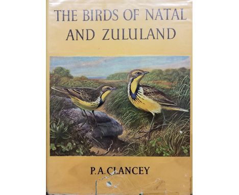 Ornithology. A large collection of modern ornithology reference, including The Birds of Natal and Zululand, by P. A. Clancey,