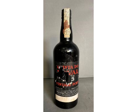 A bottle of vintage Quinta Do Noval 1975 port 