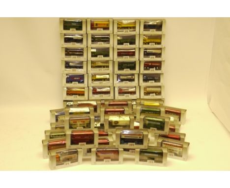 Exclusive First Editions, all boxed OO scale vintage and modern buses and commercial vehicles, G-E, boxes G-E, (60) in three 