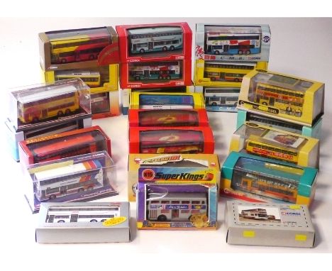 Corgi Coaches & Buses, from the 'KMB', 'City Bus', 'Original Omnibus and other series, including a 42707 Van Hool Alizee and 