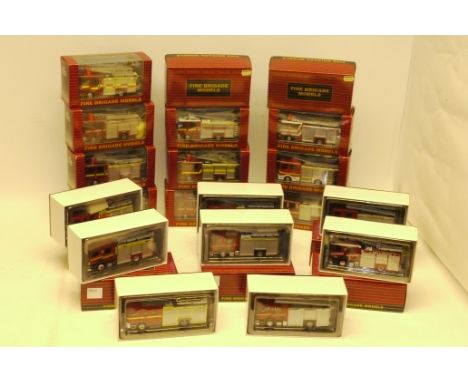 Fire Brigade Models, all boxed 1:50 scale  limited edition modern Up fire engine collectors models made for Paul Slade, FBM 3