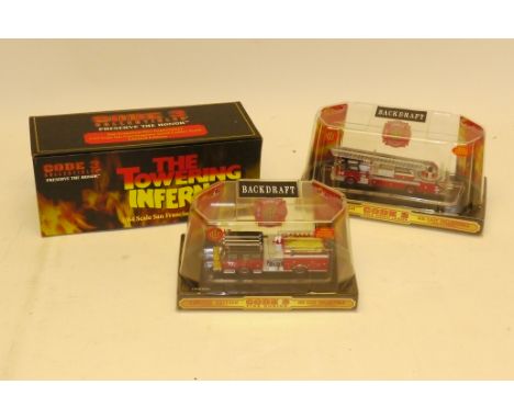 Code 3 Collectibles Fire Service Vehicles, boxed 1:64 scale American fire service limited edition vehicles including, 'Preser