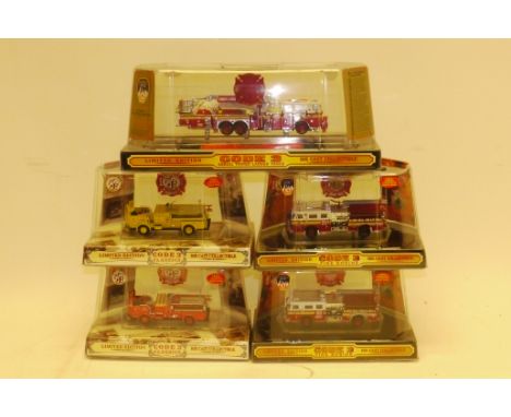 Code 3 Collectibles Fire Service Vehicles, boxed 1:64 scale American fire service limited edition vehicles comprising, F.D.N.