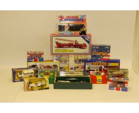 boxed Corgi, Including, Hesketh 308 F1 Car, Ferrari 1962 Tourist Trophy set, CSMA 75th Anniversary set and American La France