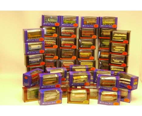 Exclusive First Editions, all boxed 1:76 scale vintage and modern, buses and coaches, including some Deluxe examples G-E, box