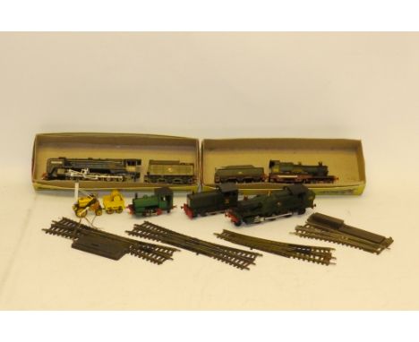 OO/HO Gauge 2-rail Track by Hornby-Dublo and Fleischmann and Kitmaster Models, including 20+ H-D points and other rails, 40+ 