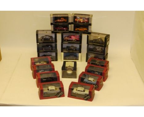 Starline Norev and Kyosho, all boxed 1:43 scale road cars, eight by Starline including, Fiat 8V Zigato-1952 and Opal Capitan 