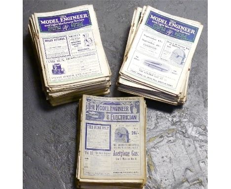 The Model Engineer & Electrician Magazine 1906-1920s, later issues headed 'The Model Engineer & Light Machinery Review', appr