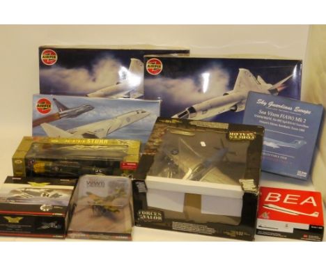 Corgi Aviation Archive Scale 1:72, Two boxed examples US35206 and AA38702, boxed Sky Guardians Europe, De Havilland Sea Vixen