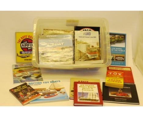 Reference Books, Collection of toy collectors books including History of Locomotive Kits Vol 1, Robert Forsythe, More Miniatu