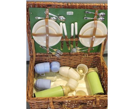 A vintage Sirram picnic hamper