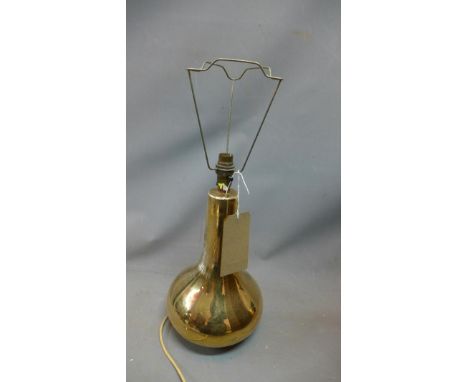 A Casa Pupo gilt ceramic table lamp 