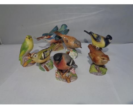 A COLLECTION OF SEVEN ROYAL WORCESTER BIRDS 