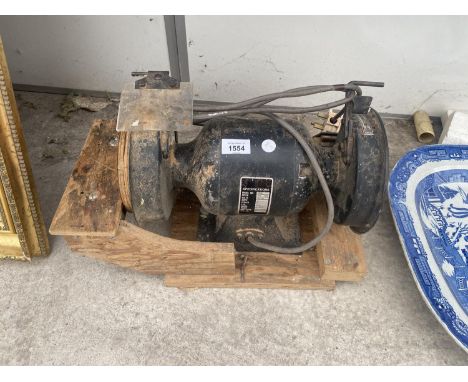 A TEST RITE 6" BENCH GRINDER 