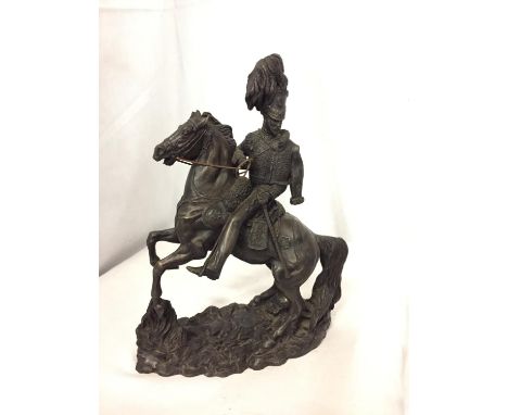 A BOXED HEREDITIES COLD CAST RESIN FIGURE -"LIGHT BRIGADE" MODEL NUMBER DG17 