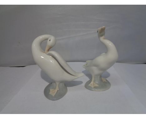 TWO LLADRO DUCKS 
