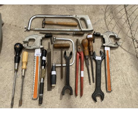 VARIOUS TOOLS - SCREWDRIVERS, CLAMPS ETC 