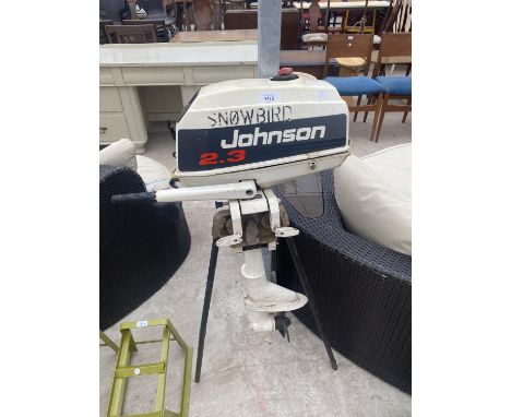 A JOHNSON SNOWBIRD 2.3 OUTBOARD ENGINE 