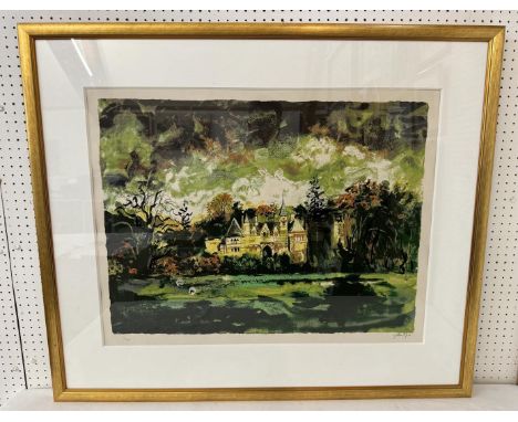 John Piper (British, 1903-1992) - 'Ettington Park' (1977), signed proof screenprint in colours aside from the edition of 75 f