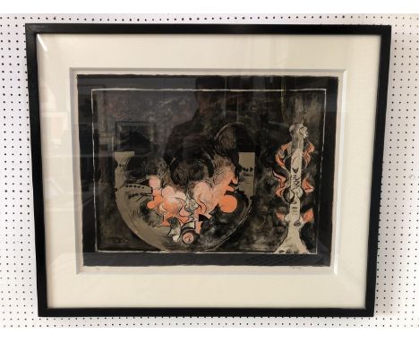 Graham Sutherland (British, 1903-1980) - 'Inferno', limited edition lithograph in colours, signed and numbered 34/75 in penci