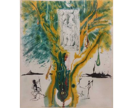 After Salvador Dali, Emerald Table, Serigraph, numbered 363/2000