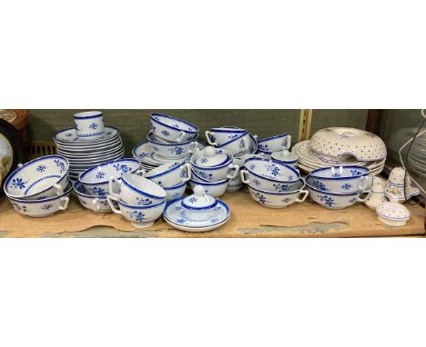 A quantity of various Spode Gloucester and Polka Dot wares (qty)